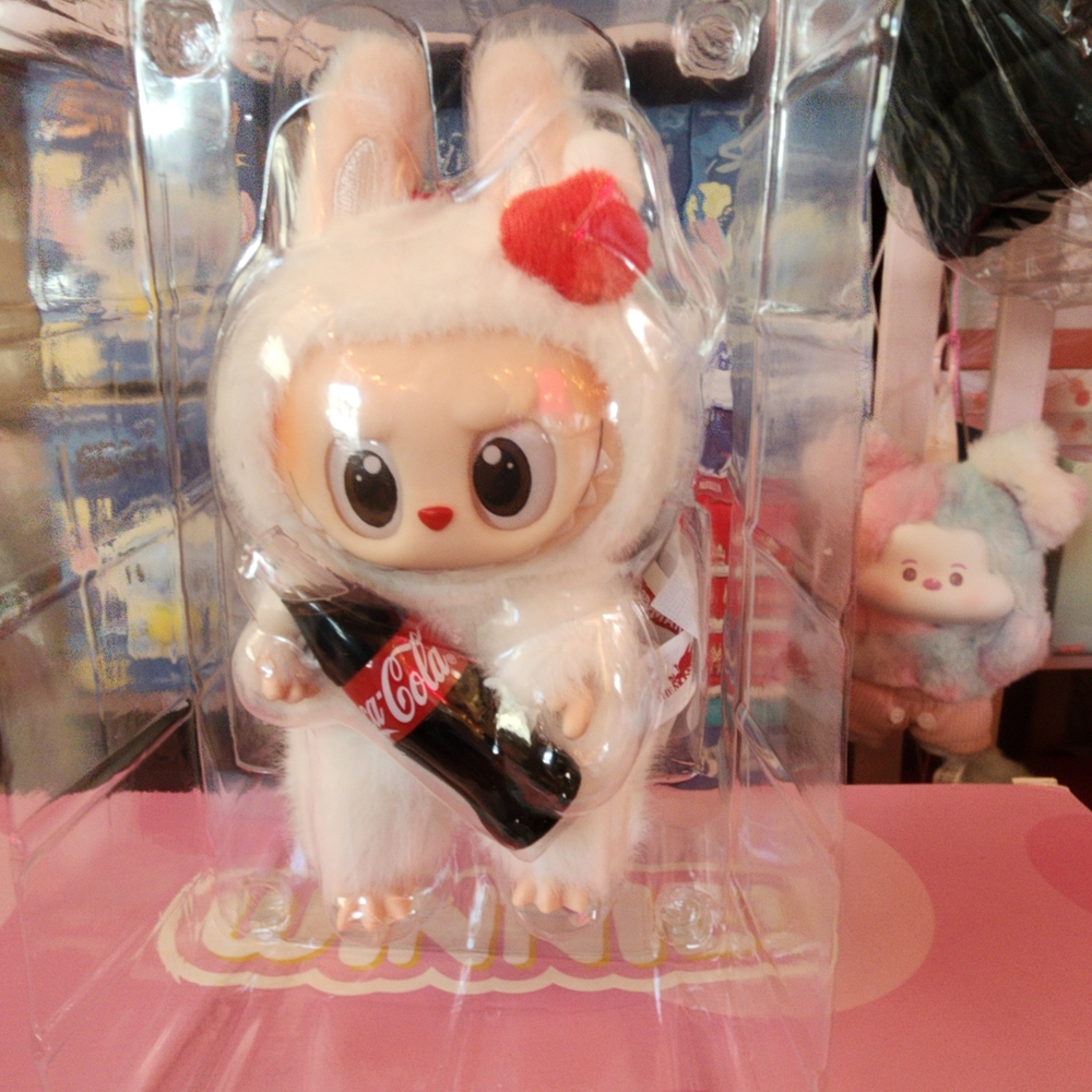 Coca Cola Labubu Holding Bottle Of Coke